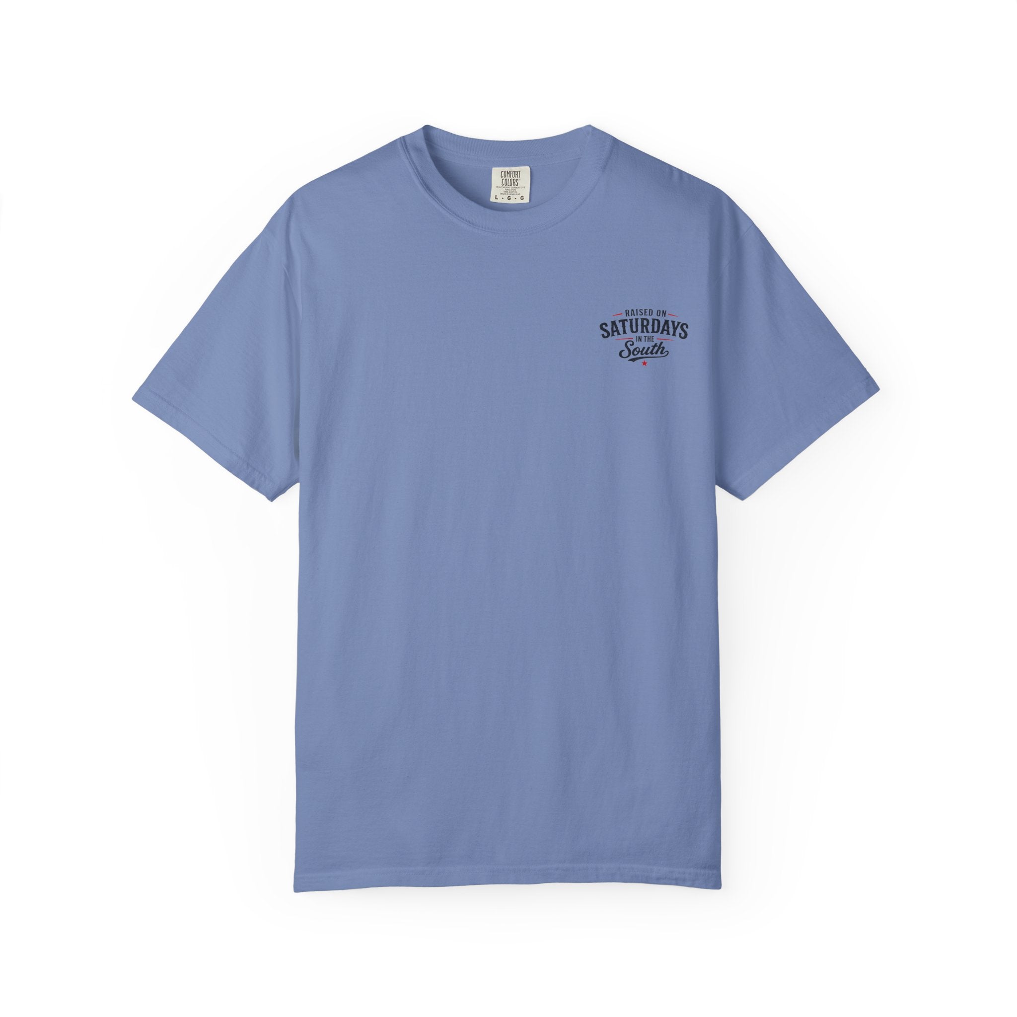 Raised On Saturdays In The South T-Shirt — Circle Of Freedom-4th Of July Collection
