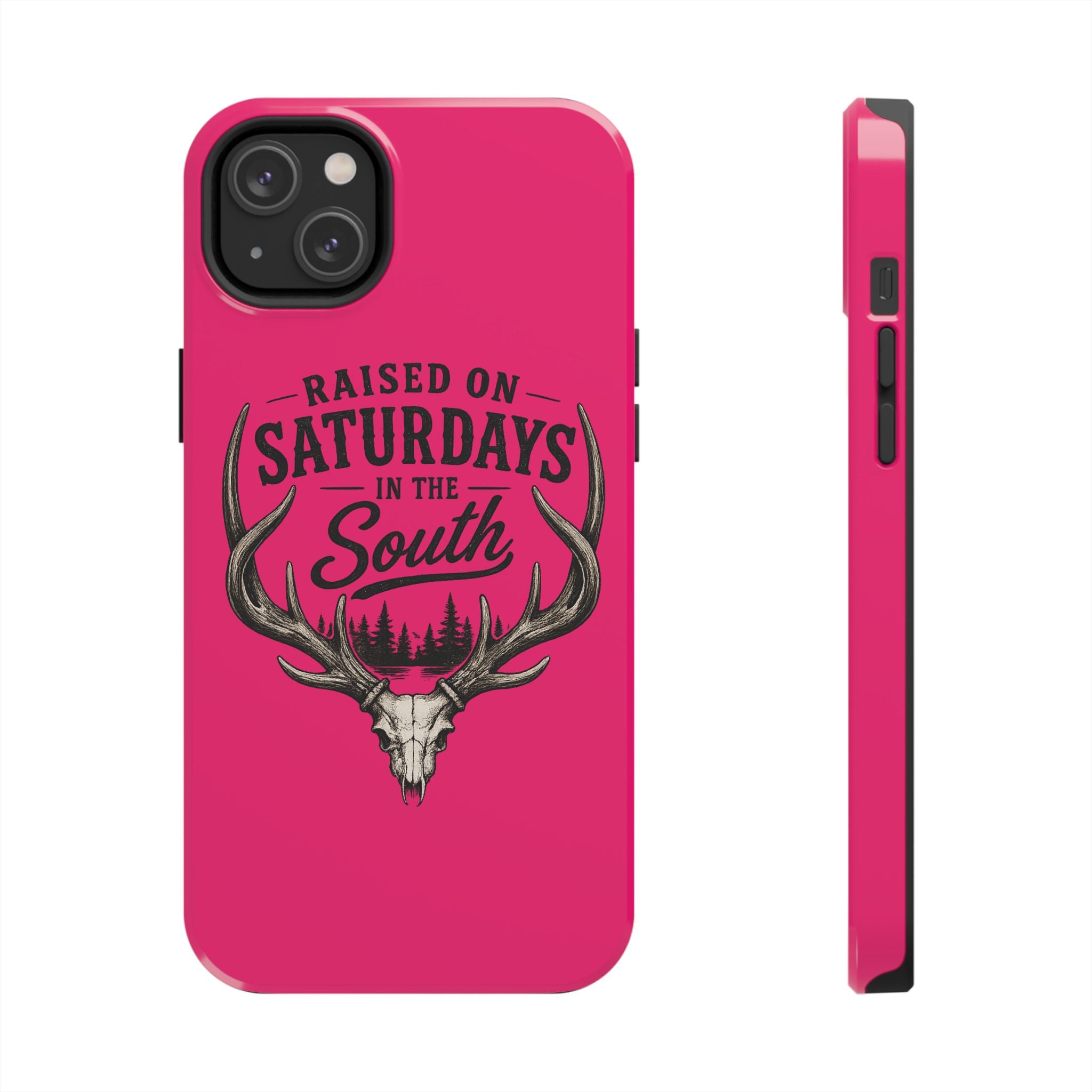 The Spreads Runs Deep In The Woods Phone Case-(pink)