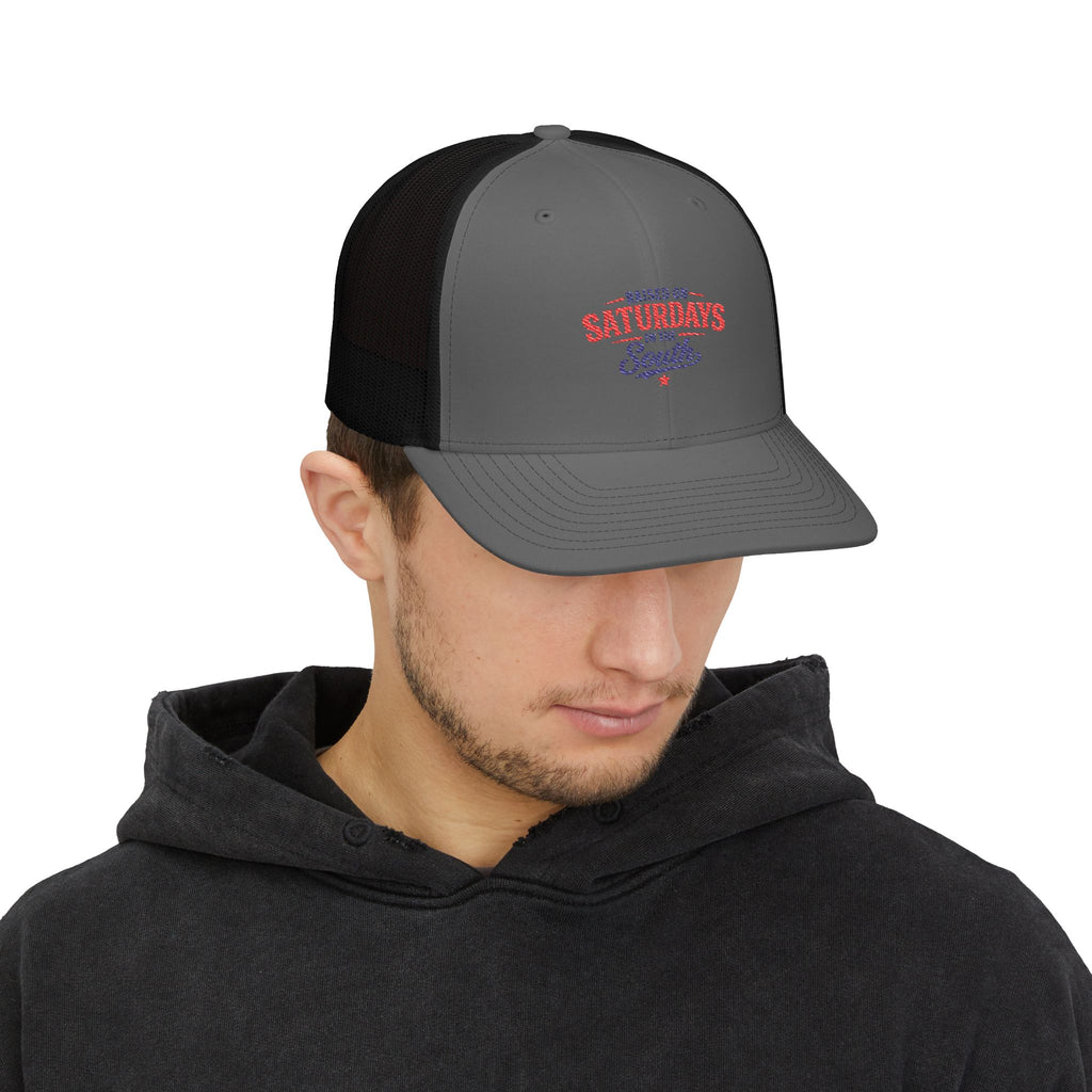 Snapback Trucker Cap-Raised On Saturdays In The South