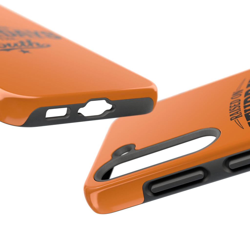 Raised On Saturdays In The South Phone Case-(orange)