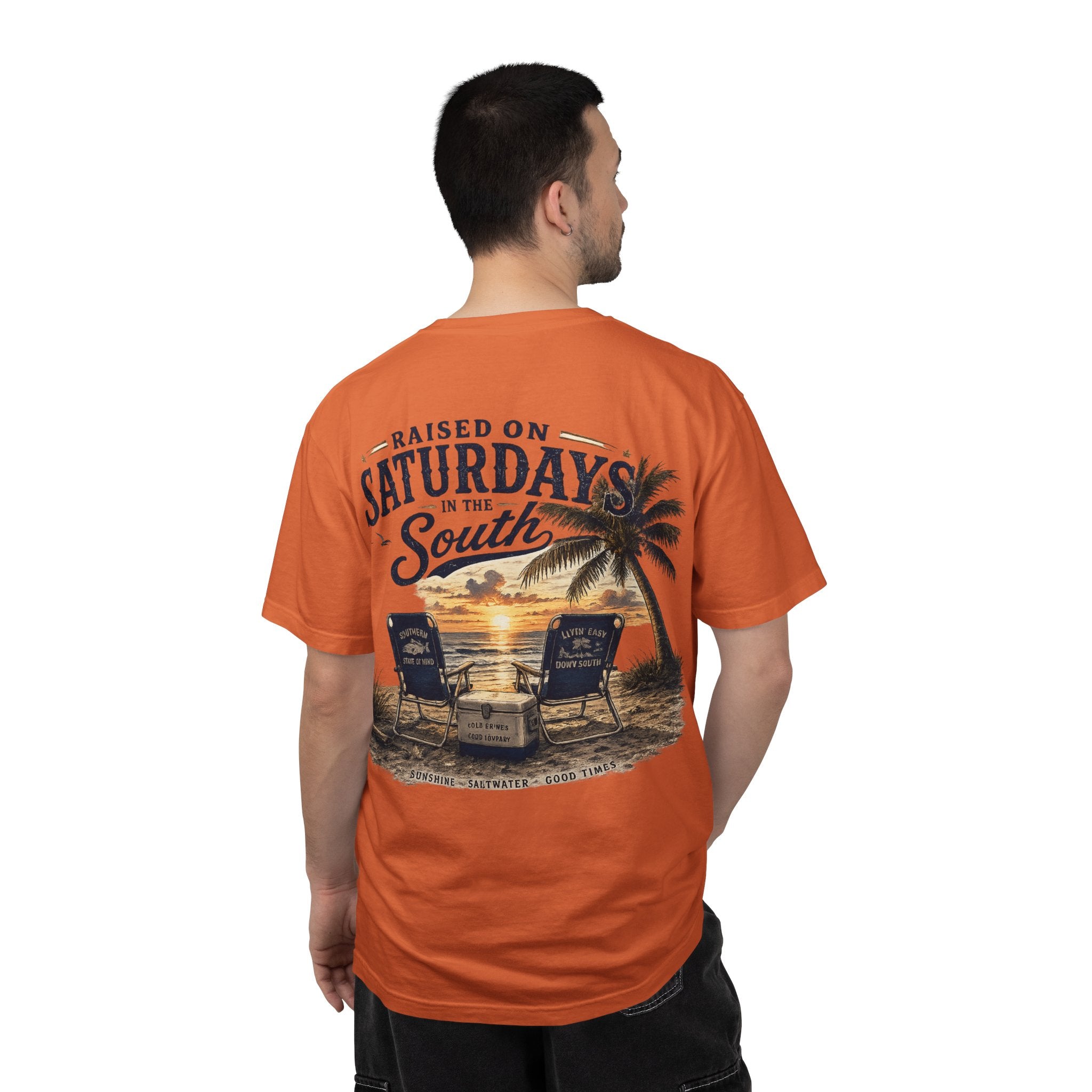 Raised On Saturdays In The South T-Shirt — Beachin It On Summer Saturdays