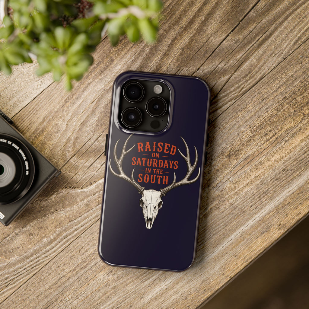 The Spreads Runs Deep In The Woods Phone Case-(blue)