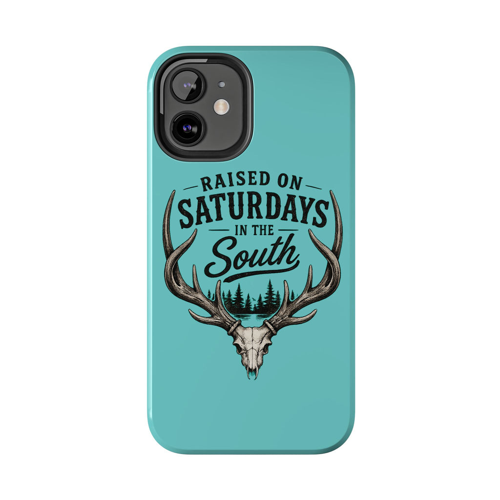 The Spreads Runs Deep In The Woods Phone Case-(blue)