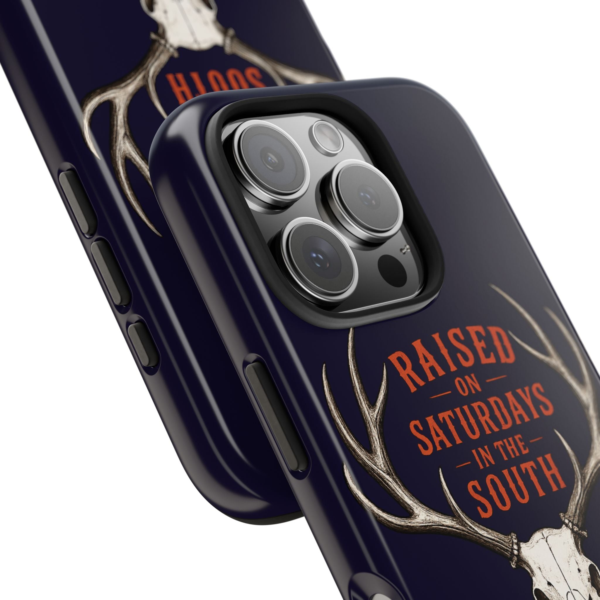 The Spreads Runs Deep In The Woods Phone Case-(blue)