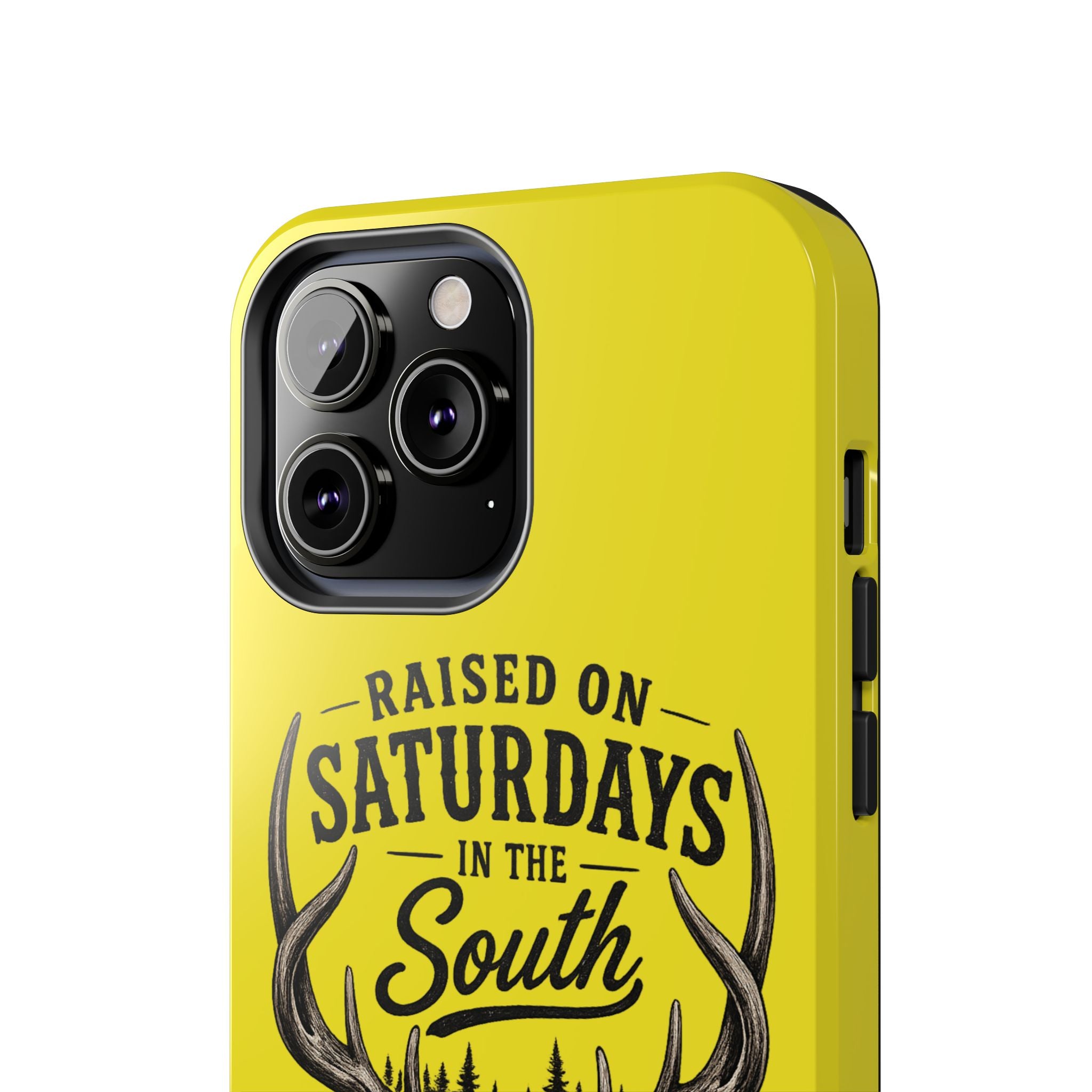 Raised On Saturdays In The South Phone Case-Spread Runs Deep In The Woods-(yellow)