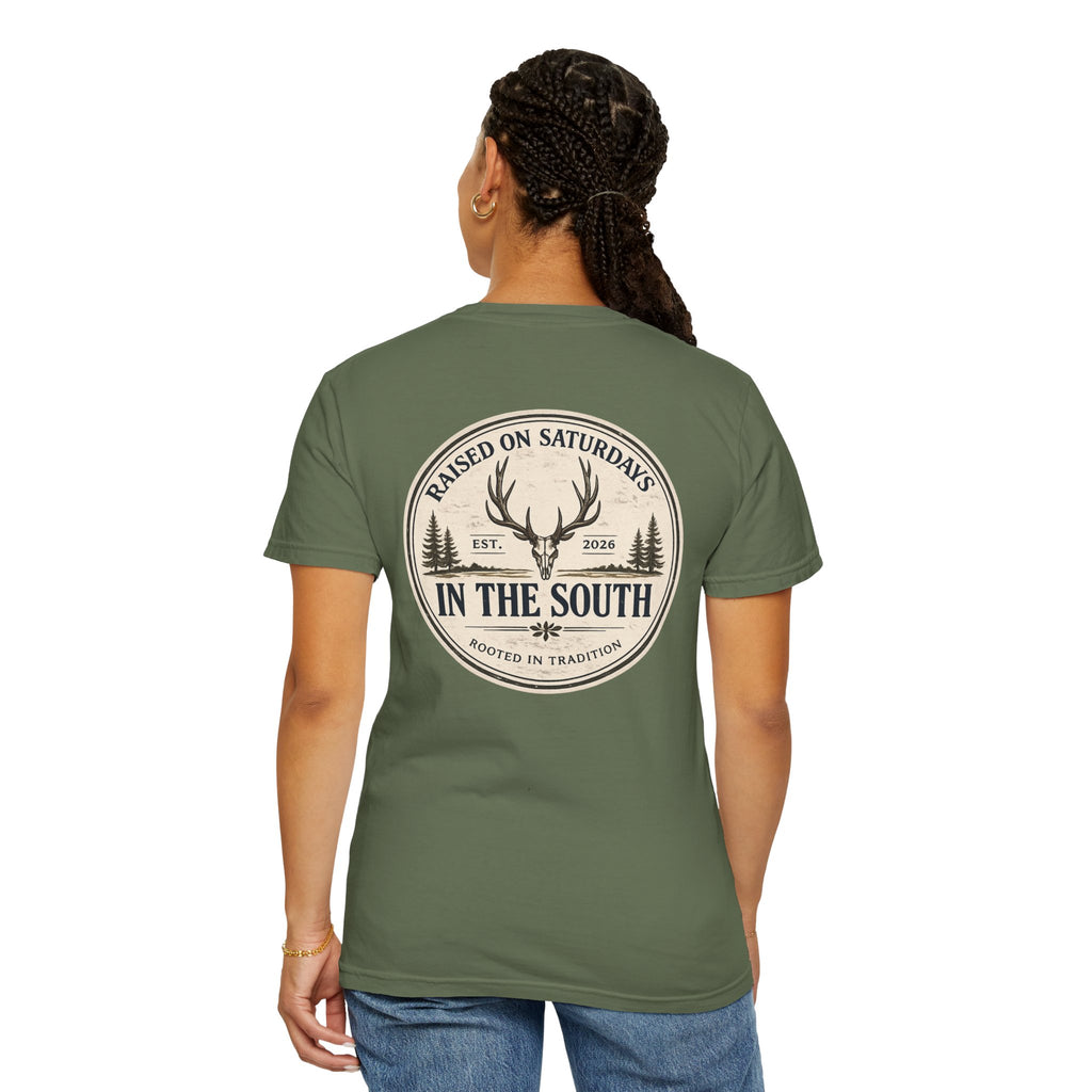 Raised On Saturdays In The South Classic T-Shirt — Deer Season