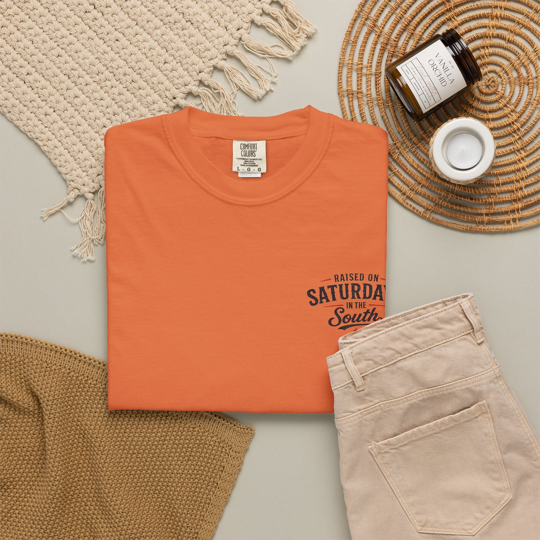 Raised On Saturdays In The South T-Shirt-Deep Sea Saturdays