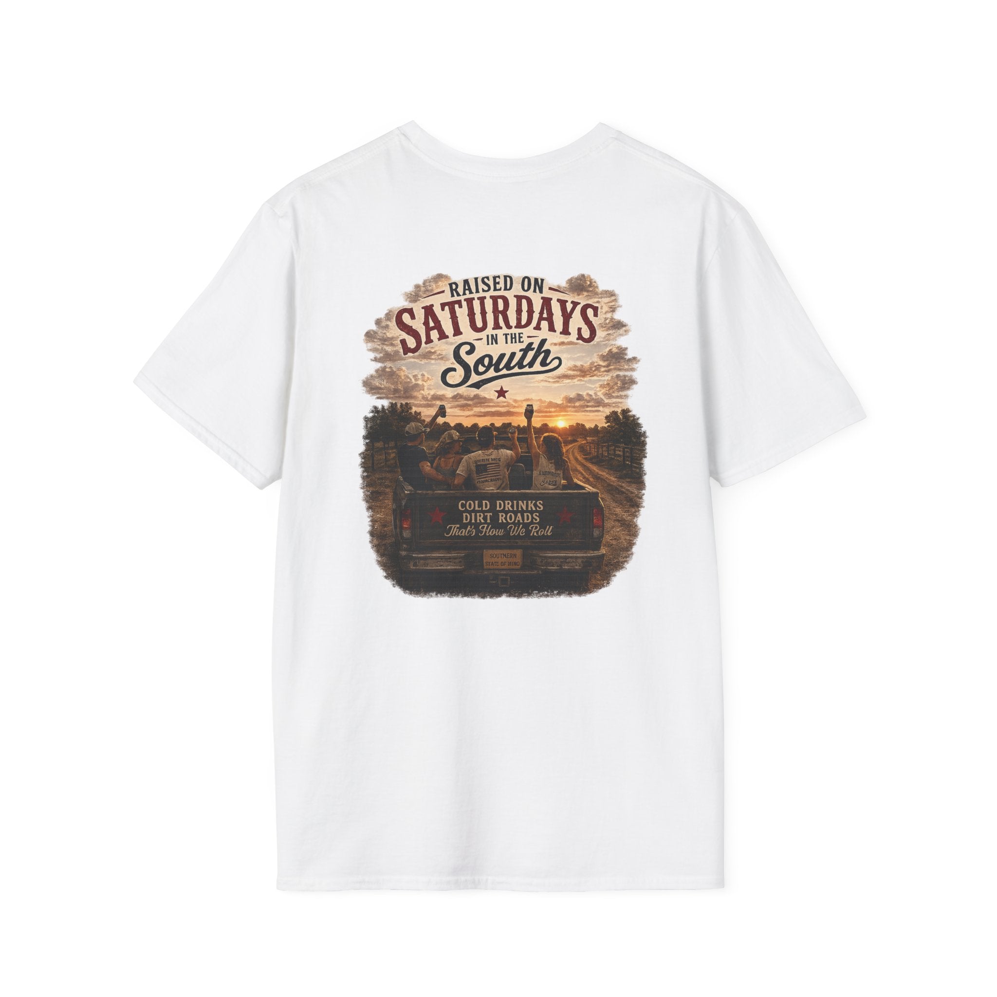 Raised On Saturdays In The South Vintage T-Shirt- Good Riding Buddies