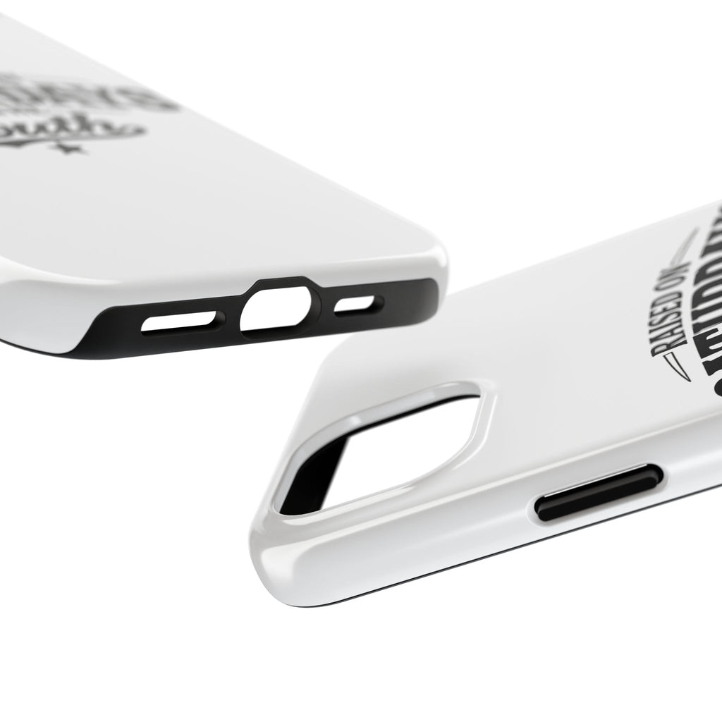 Raised On Saturdays In The South Phone Case-(white)