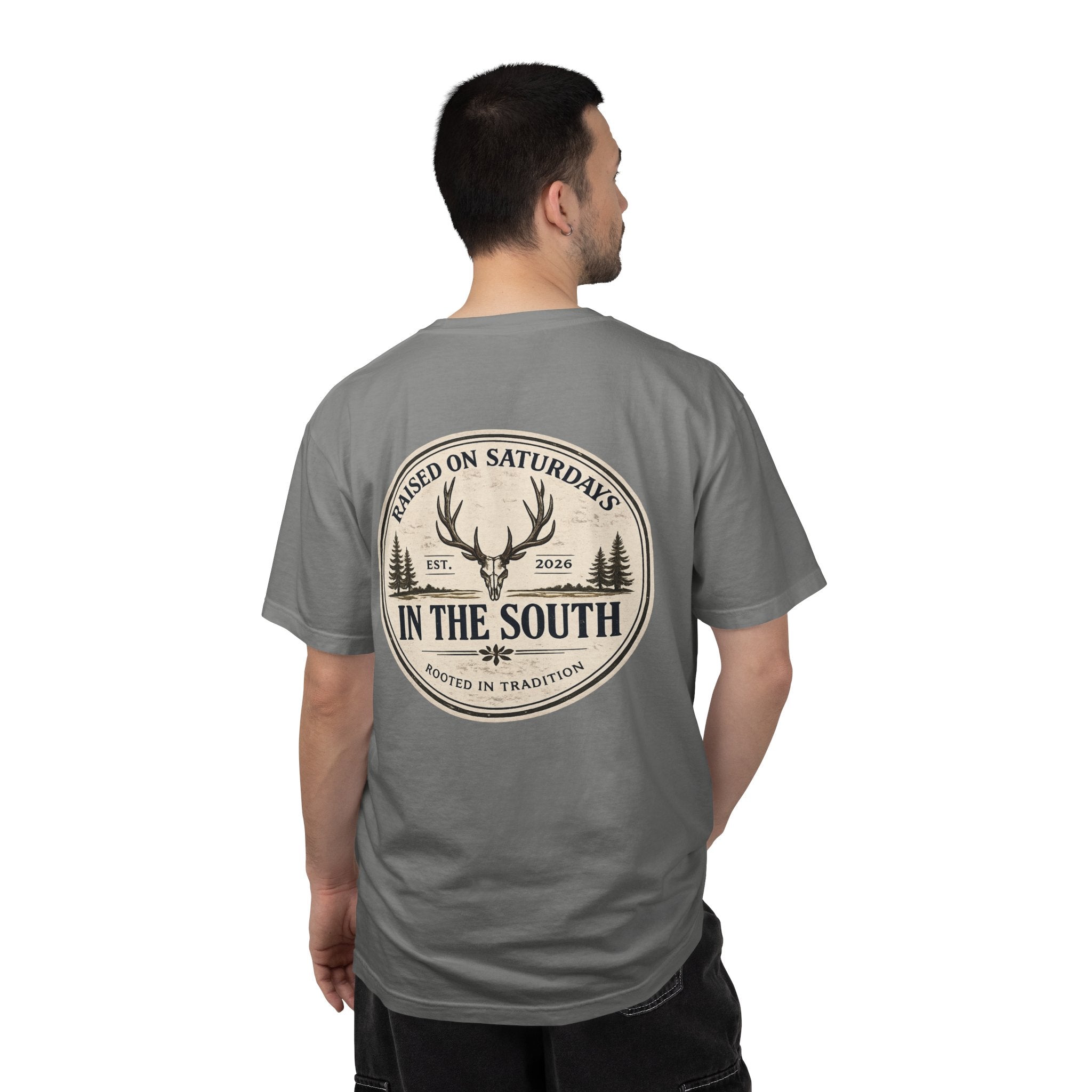 Raised On Saturdays In The South Classic T-Shirt — Deer Season