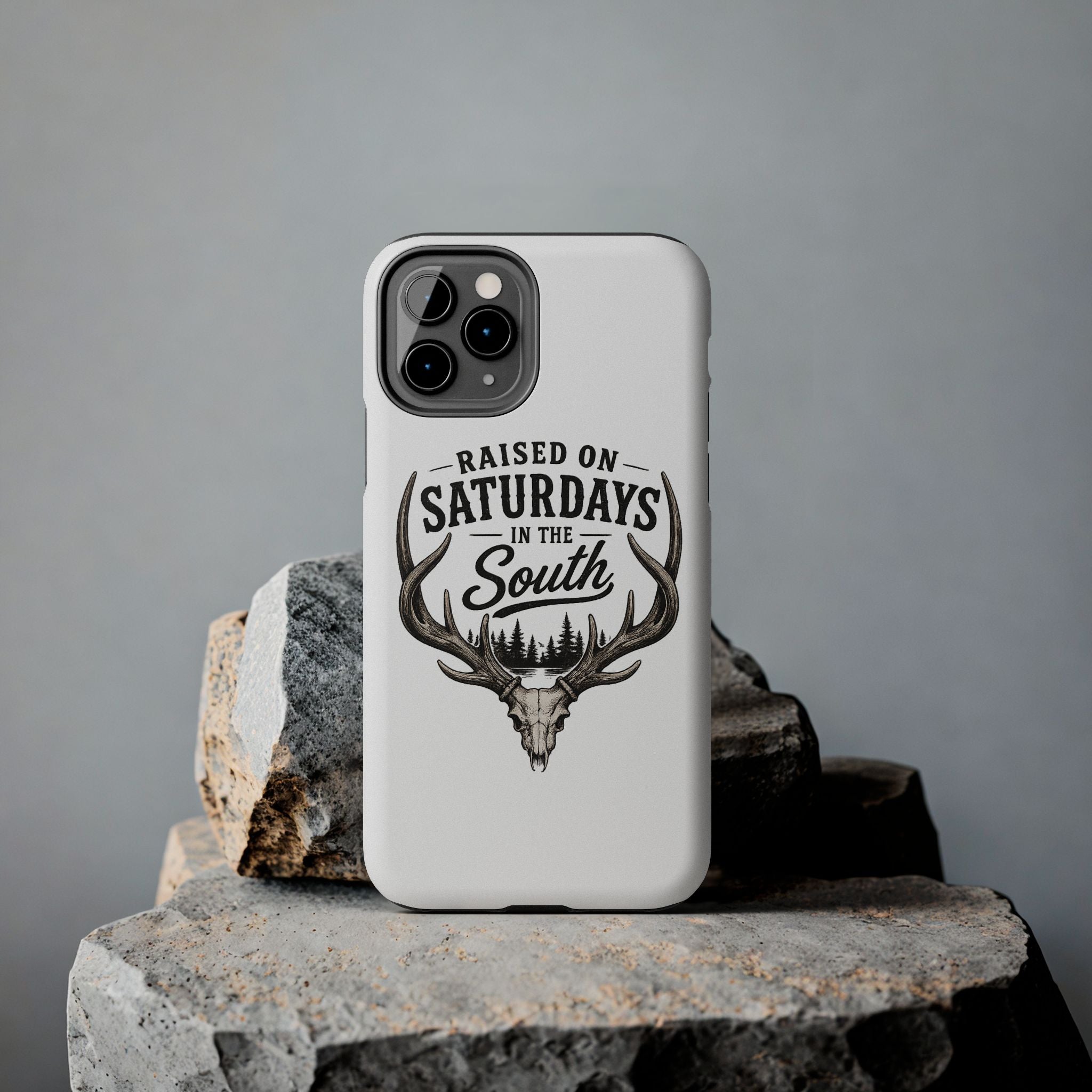 The Spreads Runs Deep In The Woods Phone Case-(white)