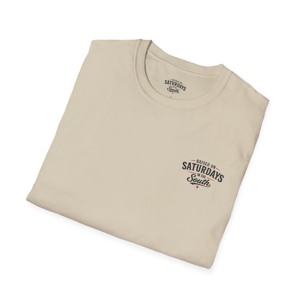 Raised On Saturdays In The South Vintage T-Shirt-Girl Dad Fishing Buddy-Father's Day Collection