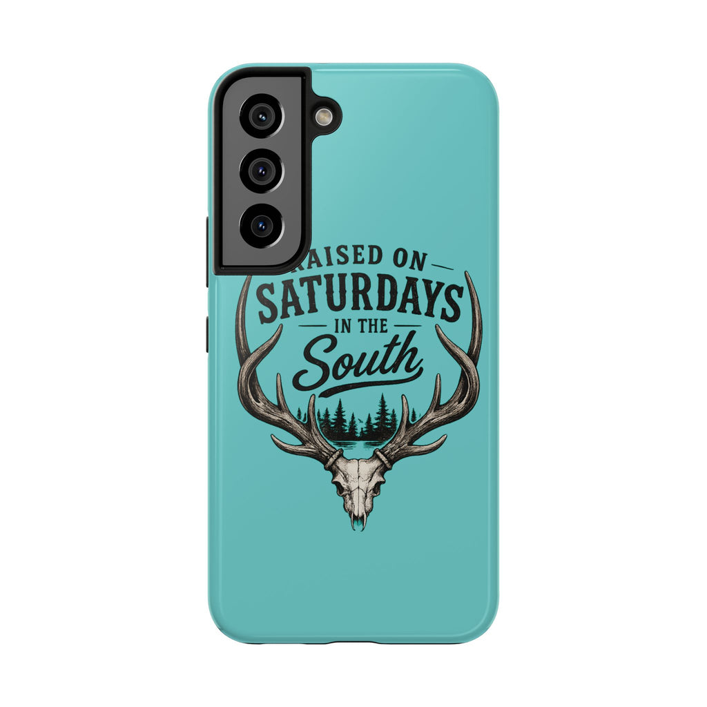 The Spreads Runs Deep In The Woods Phone Case-(blue)