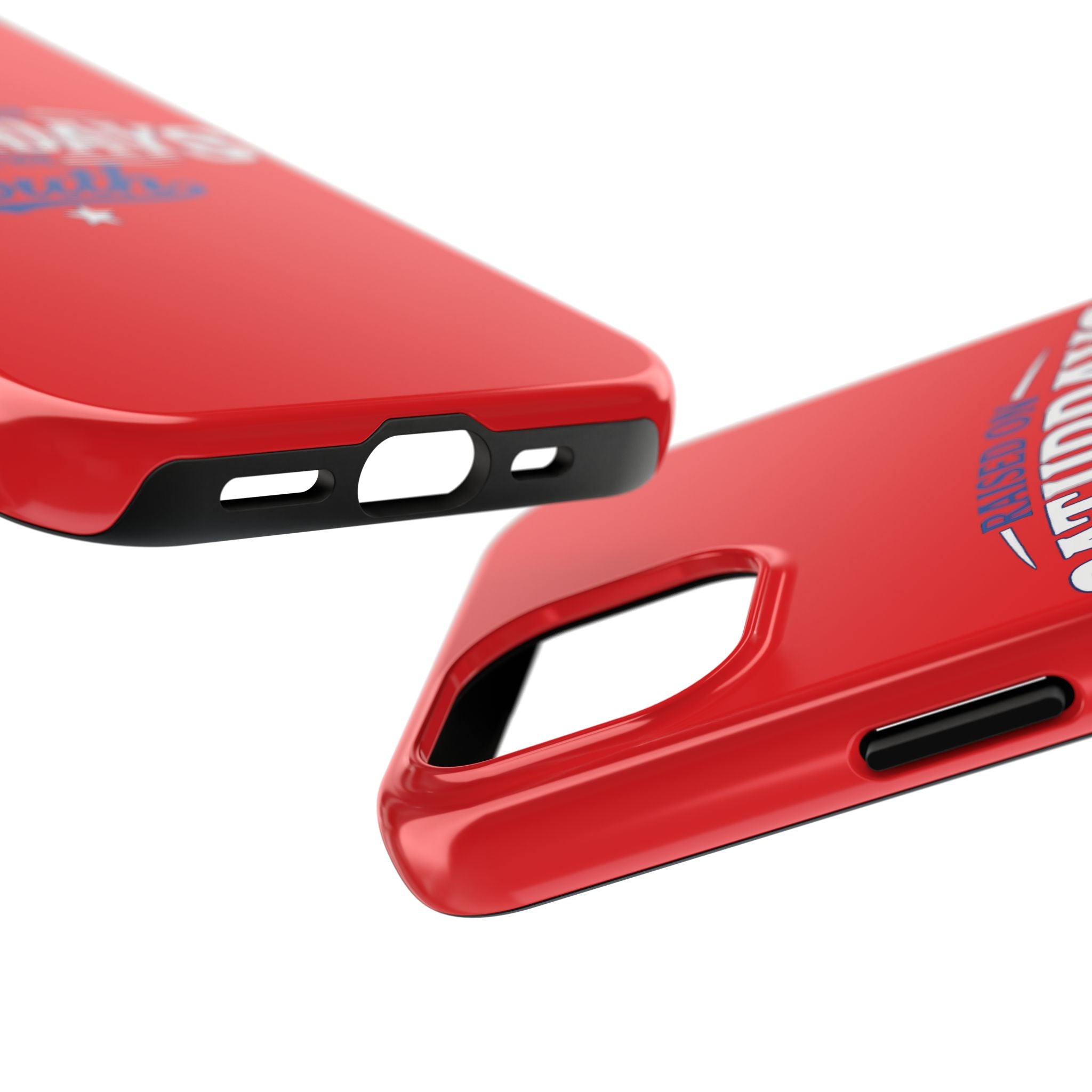 Raised On Saturdays In The South Phone Case-(red)