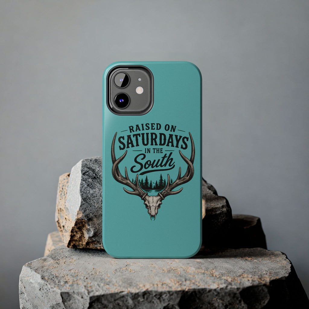 The Spreads Runs Deep In The Woods Phone Case-(blue)