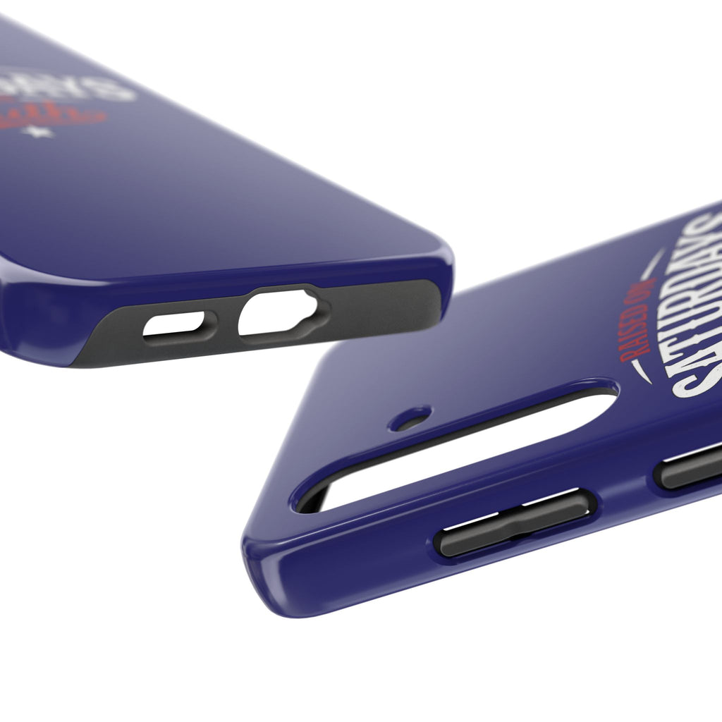Raised on Saturdays in the South Phone Case-(blue)