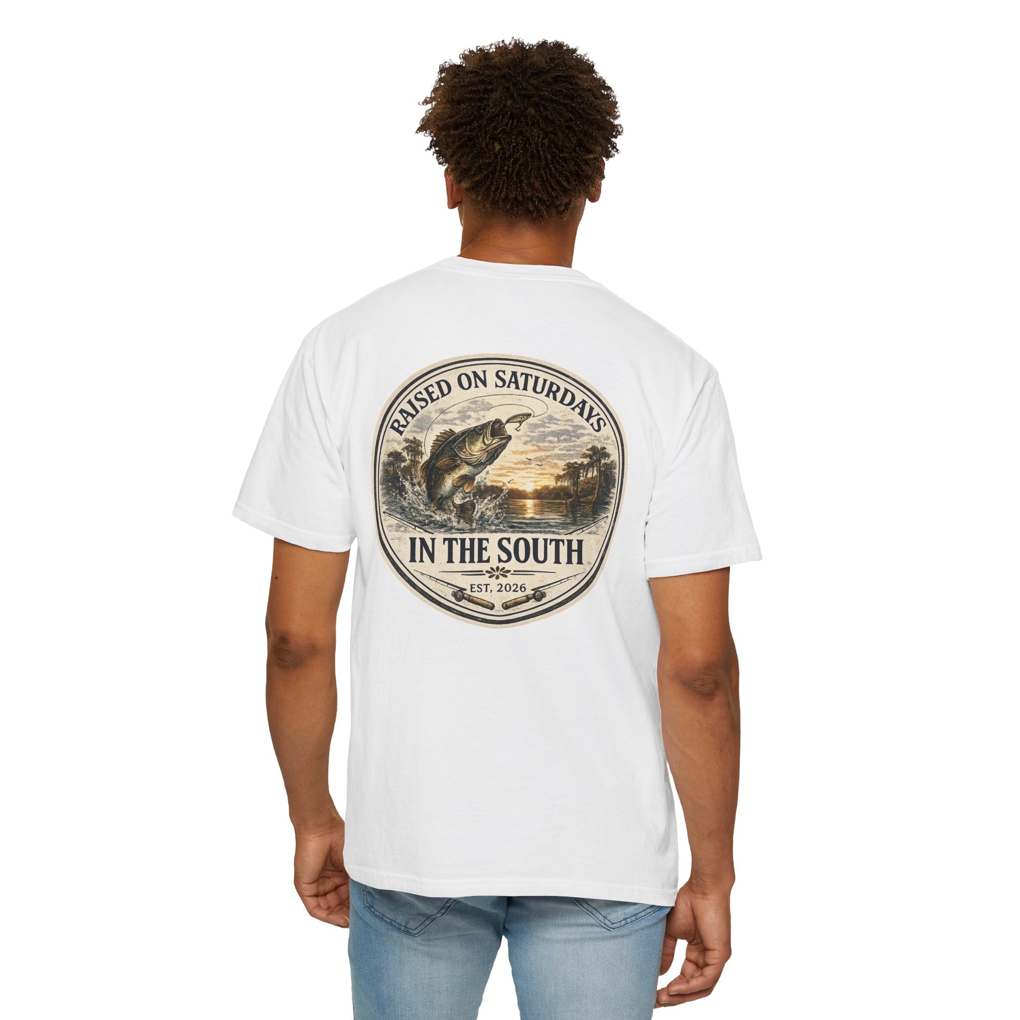 Raised On Saturdays In The South Classic T-Shirt- Fishin Season