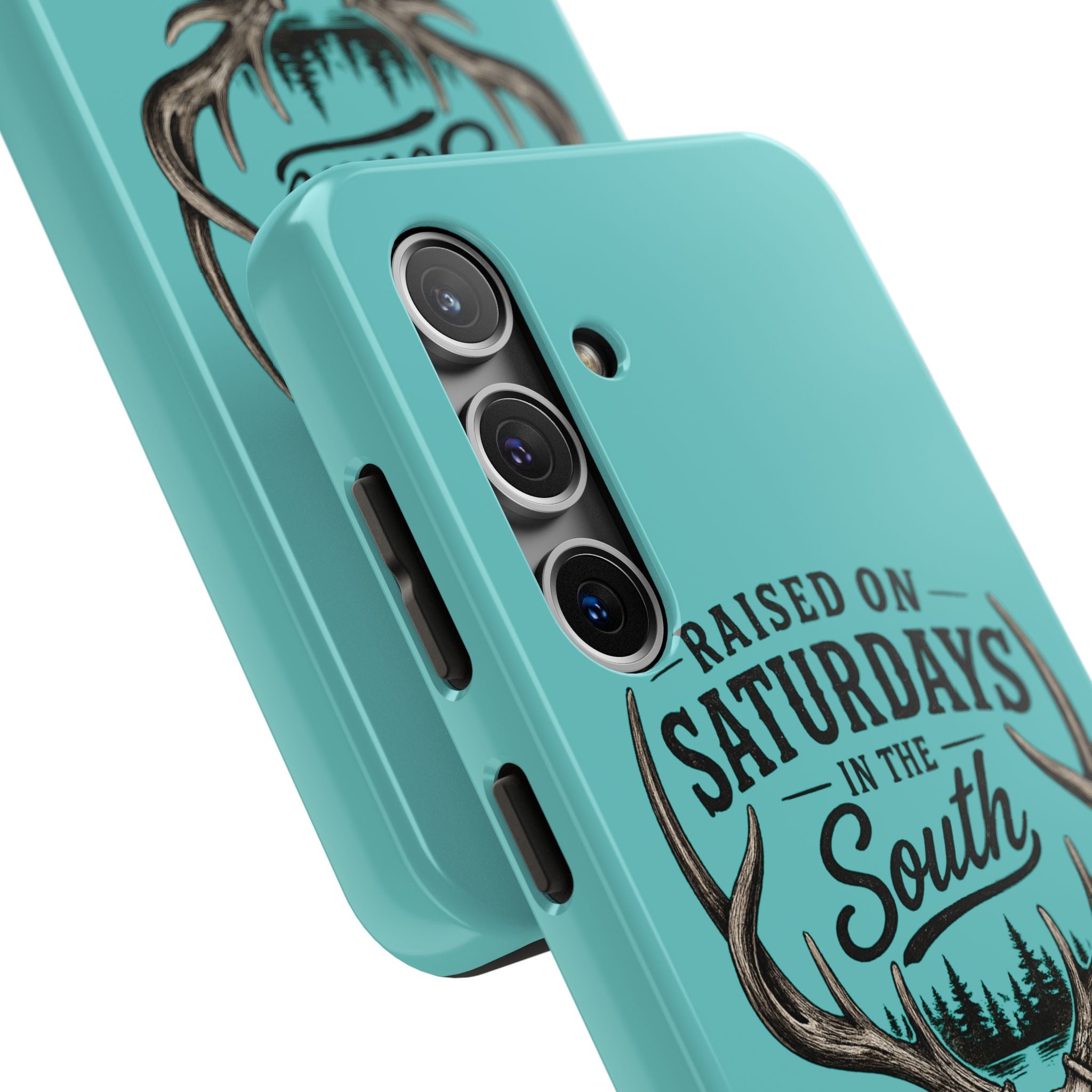 The Spreads Runs Deep In The Woods Phone Case-(blue)