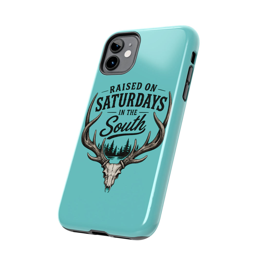 The Spreads Runs Deep In The Woods Phone Case-(blue)