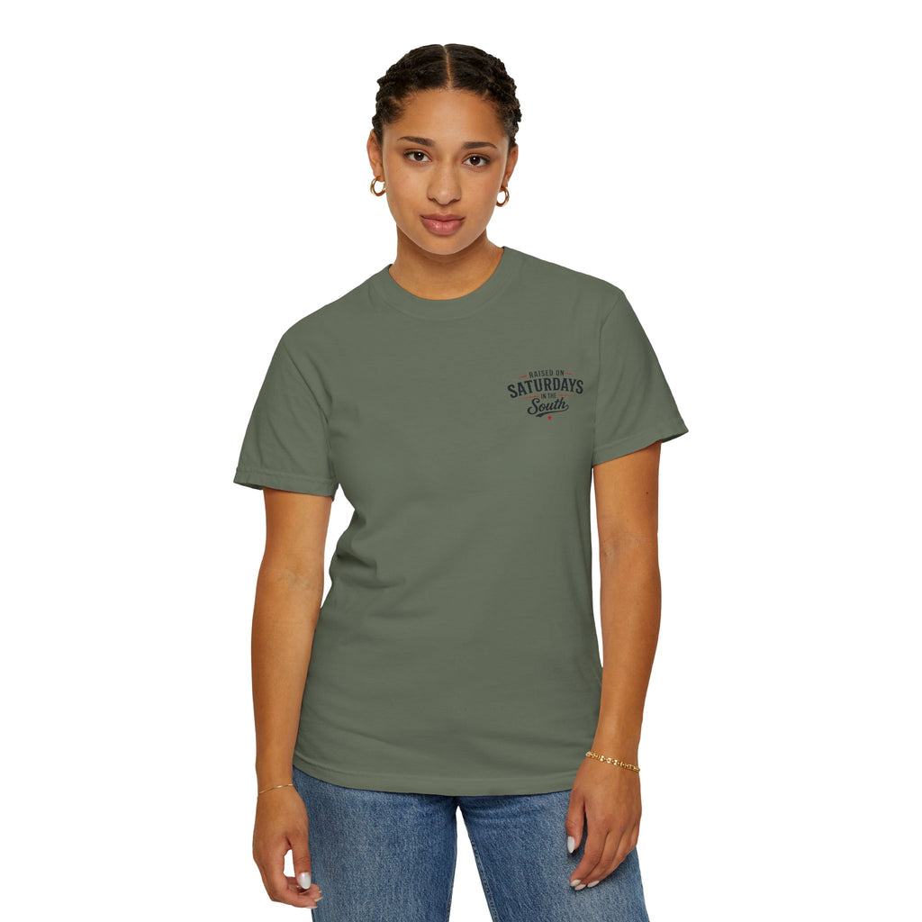 Raised On Saturdays In The South T-Shirt — Saturdays Are Made For Fishin