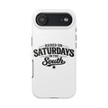 Raised On Saturdays In The South Phone Case-(white)