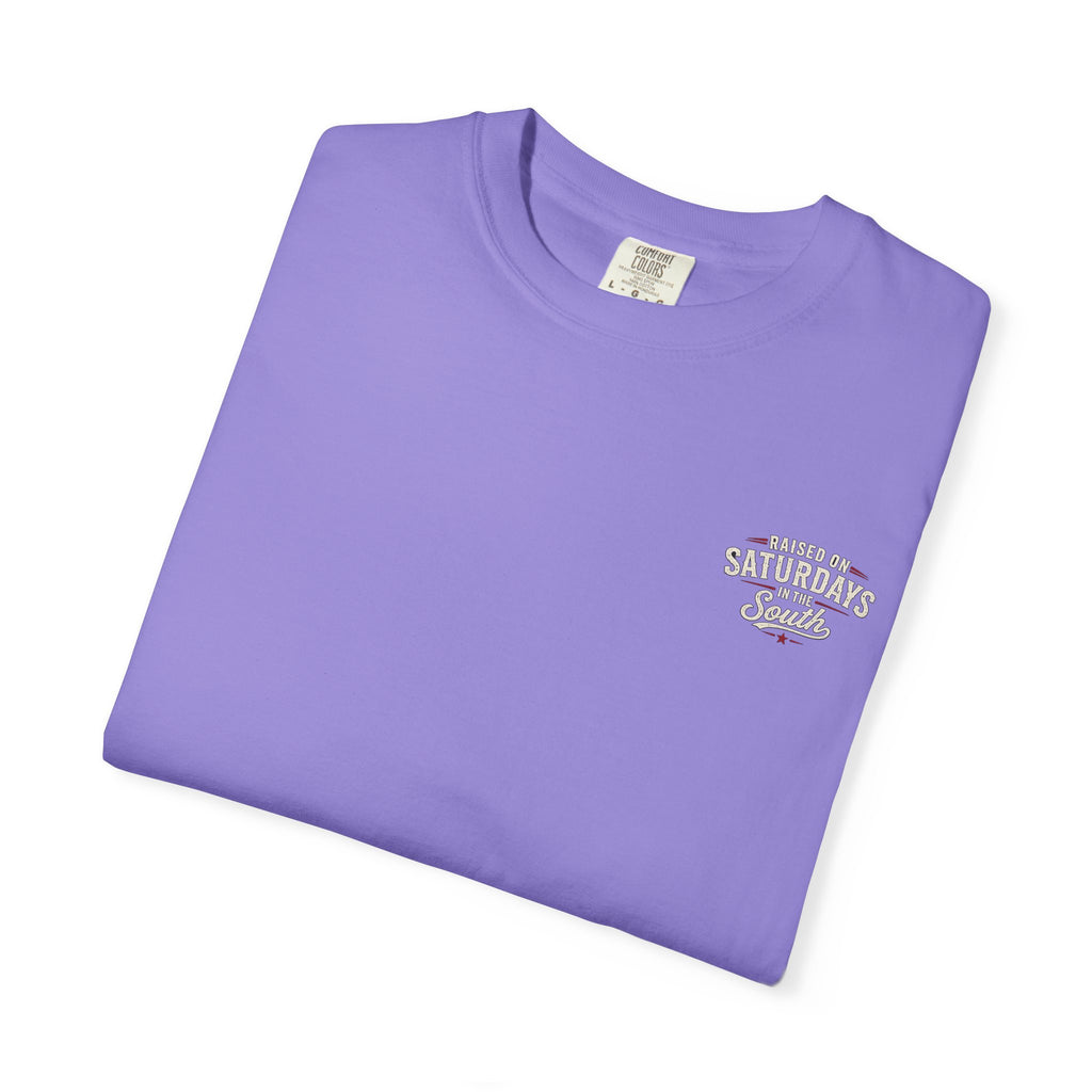 Raised On Saturdays In The South T-Shirt — Relaxing Saturday Morning In The Mountains