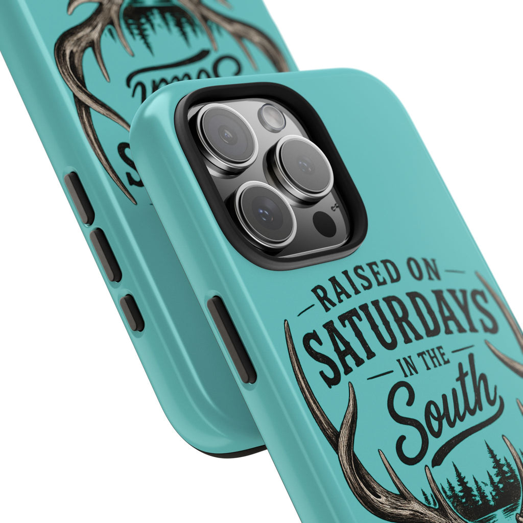 The Spreads Runs Deep In The Woods Phone Case-(blue)