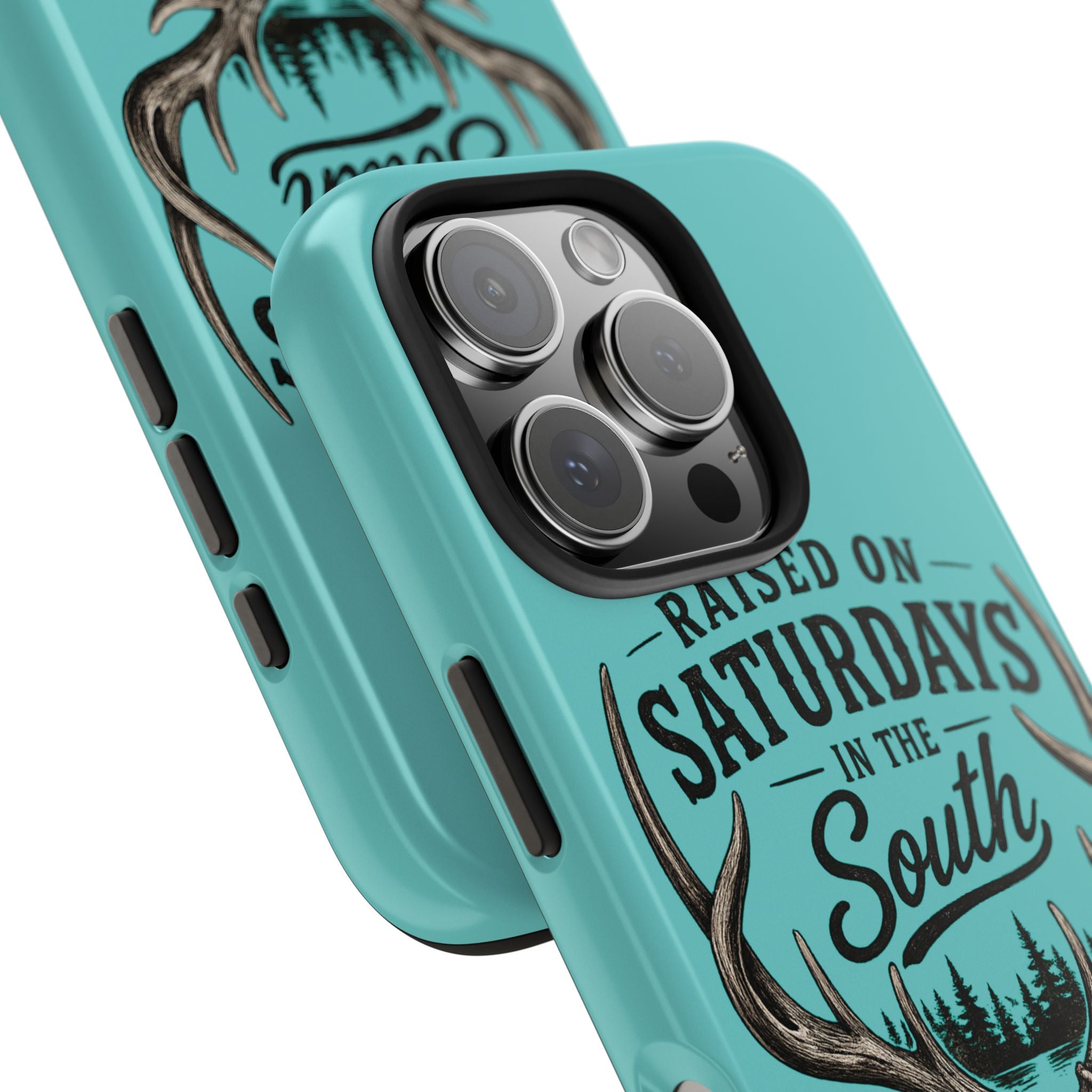 The Spreads Runs Deep In The Woods Phone Case-(blue)
