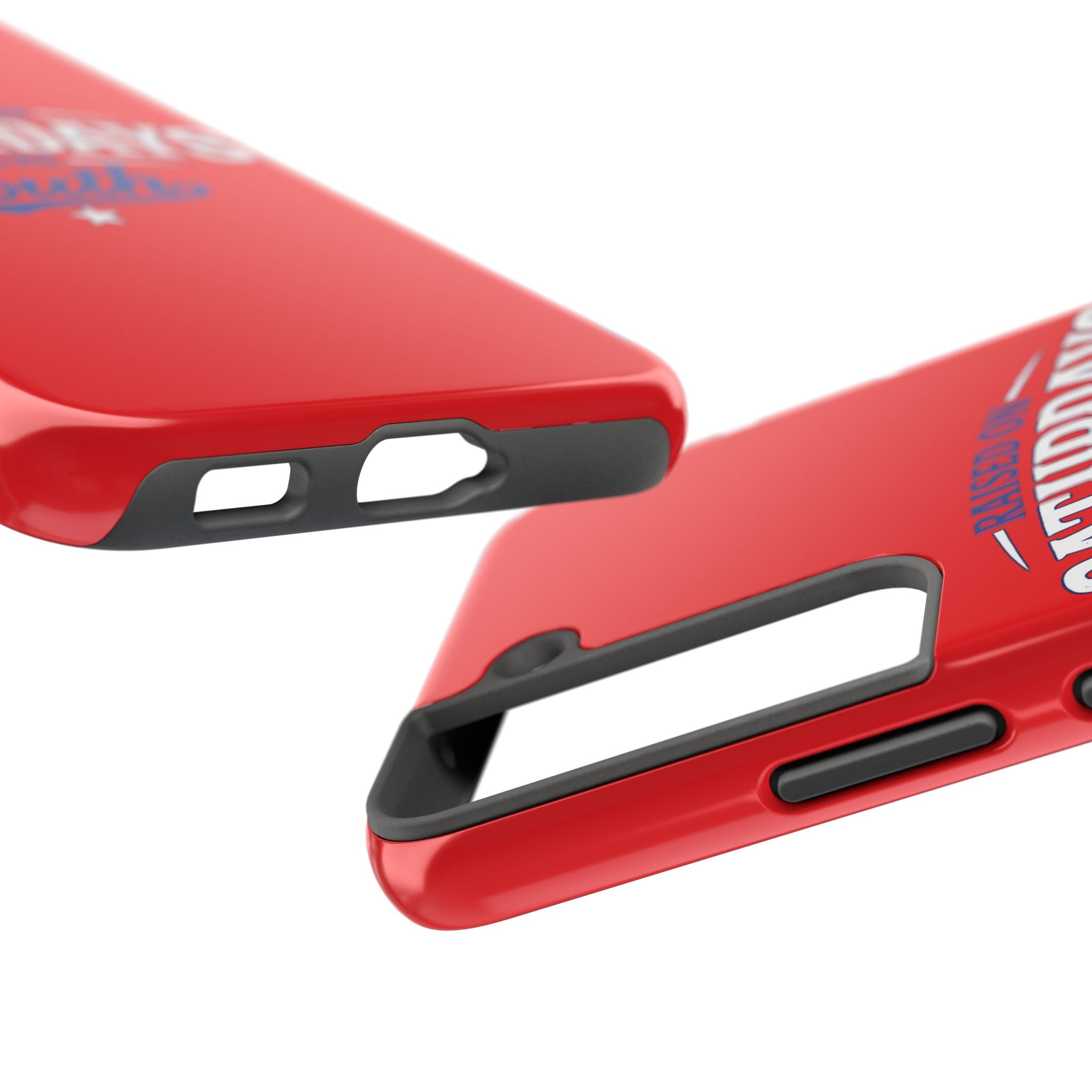 Raised On Saturdays In The South Phone Case-(red)