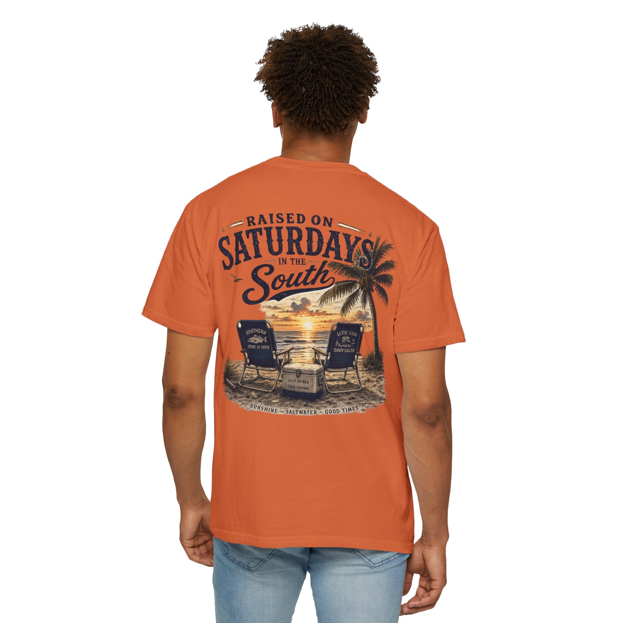 Raised On Saturdays In The South T-Shirt — Beachin It On Summer Saturdays