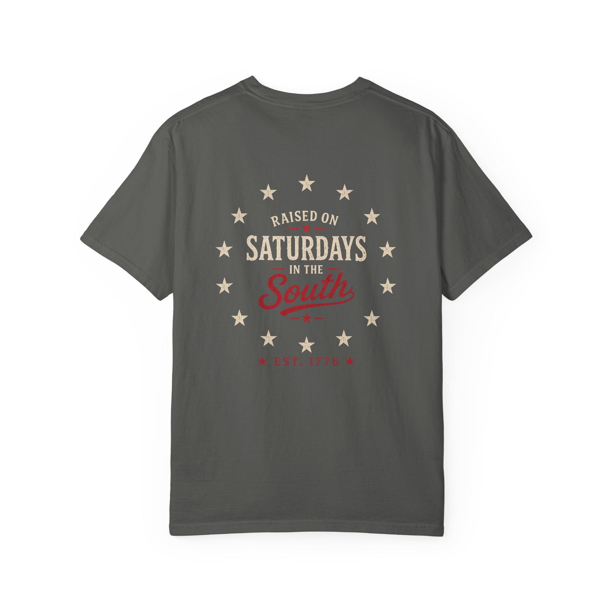 Raised On Saturdays In The South T-Shirt — Southern Freedom-4th Of July Collection