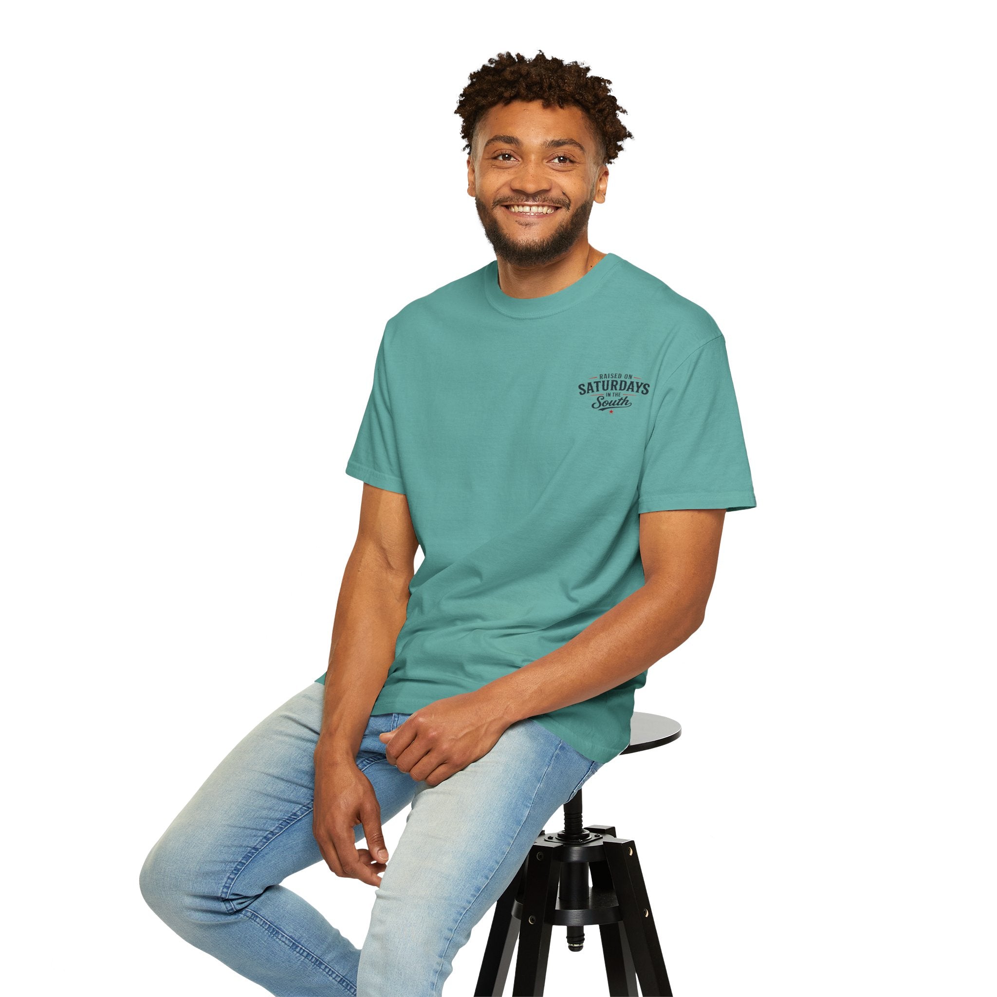 Raised On Saturdays In The South-Girl Dad Fishing Buddies-Father's Day Collection