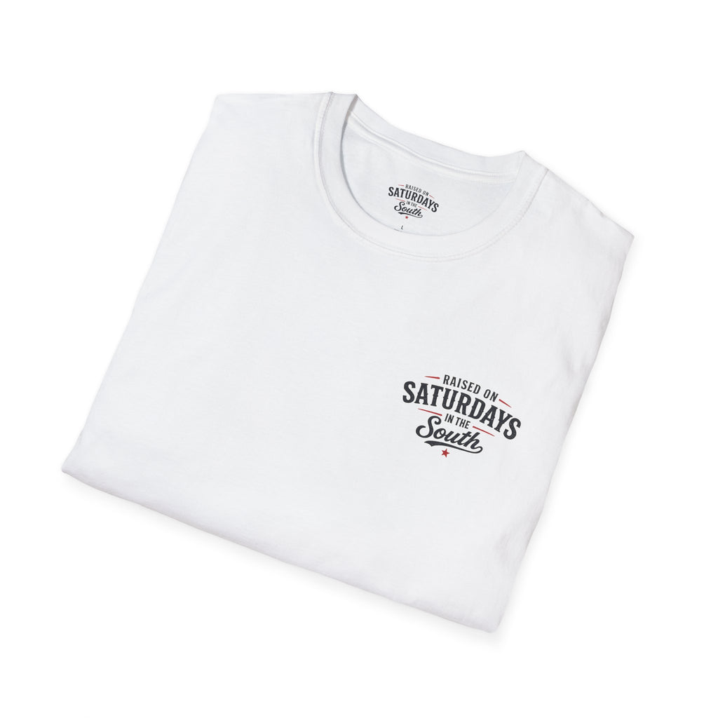 Raised On Saturdays In The South Vintage T-Shirt-Girl Dad Hunting Buddies