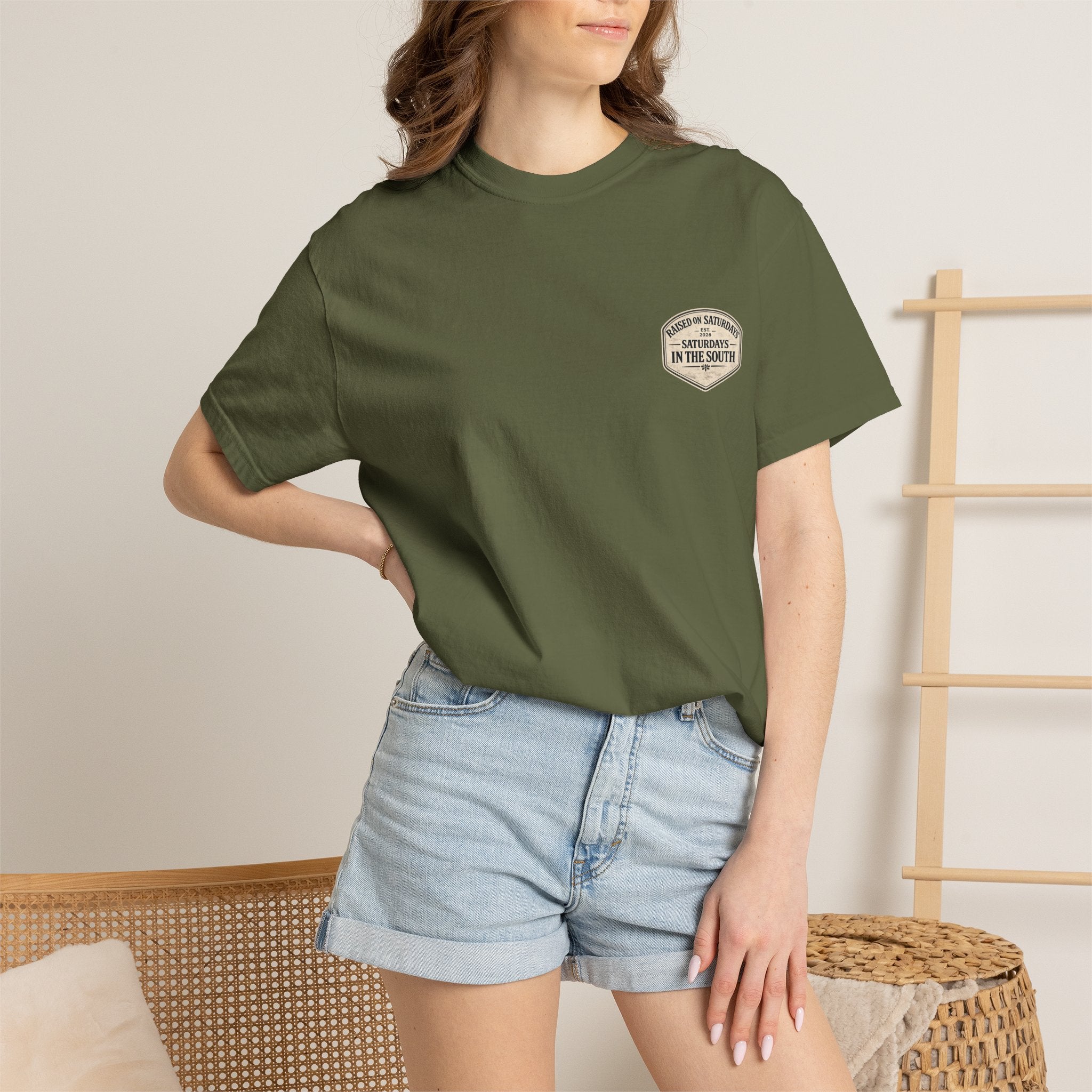 Raised On Saturdays In The South Classic T-Shirt-Mountain Seasons