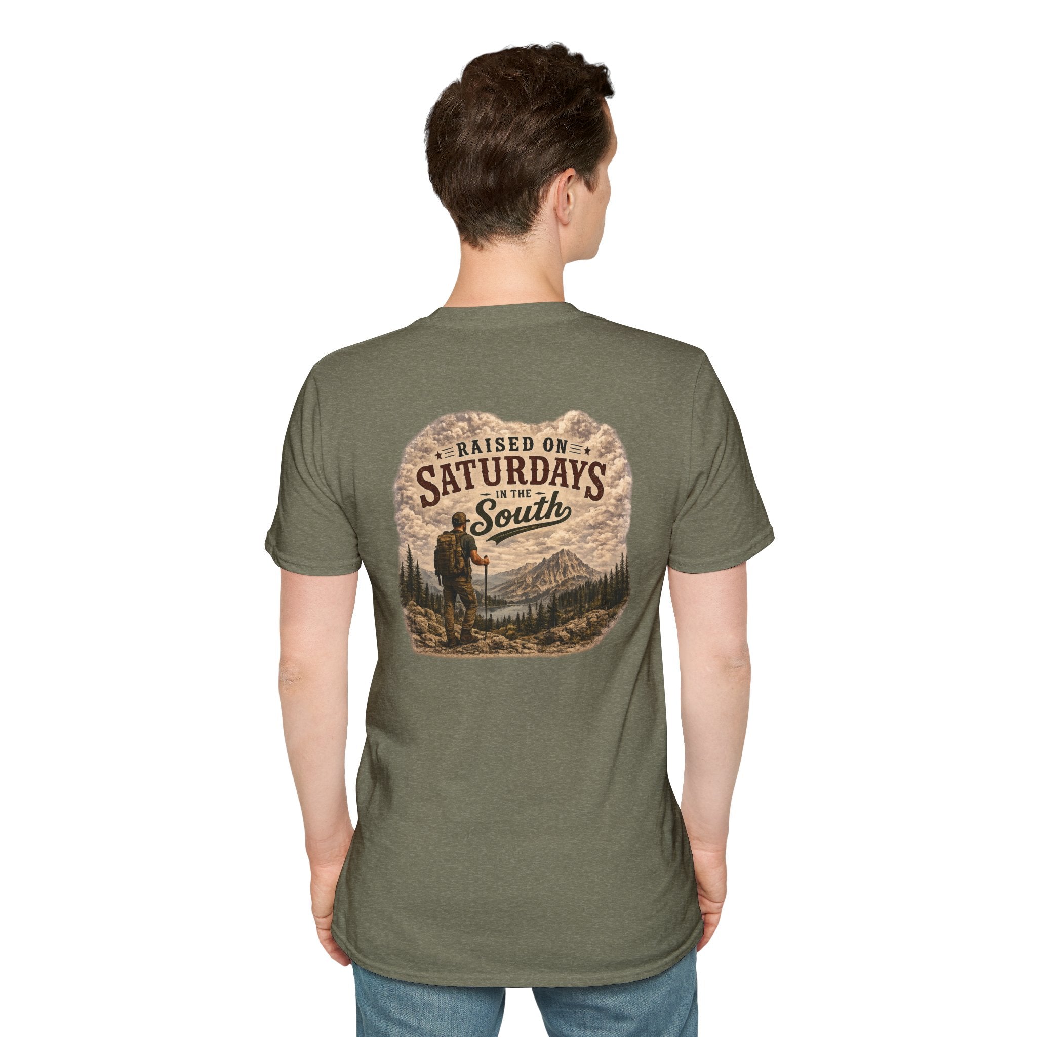 Raised On Saturdays In The South Vintage T-Shirt- Saturday Hikes Reaches New Heights
