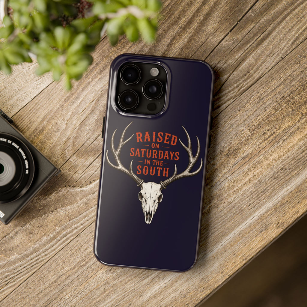 The Spreads Runs Deep In The Woods Phone Case-(blue)