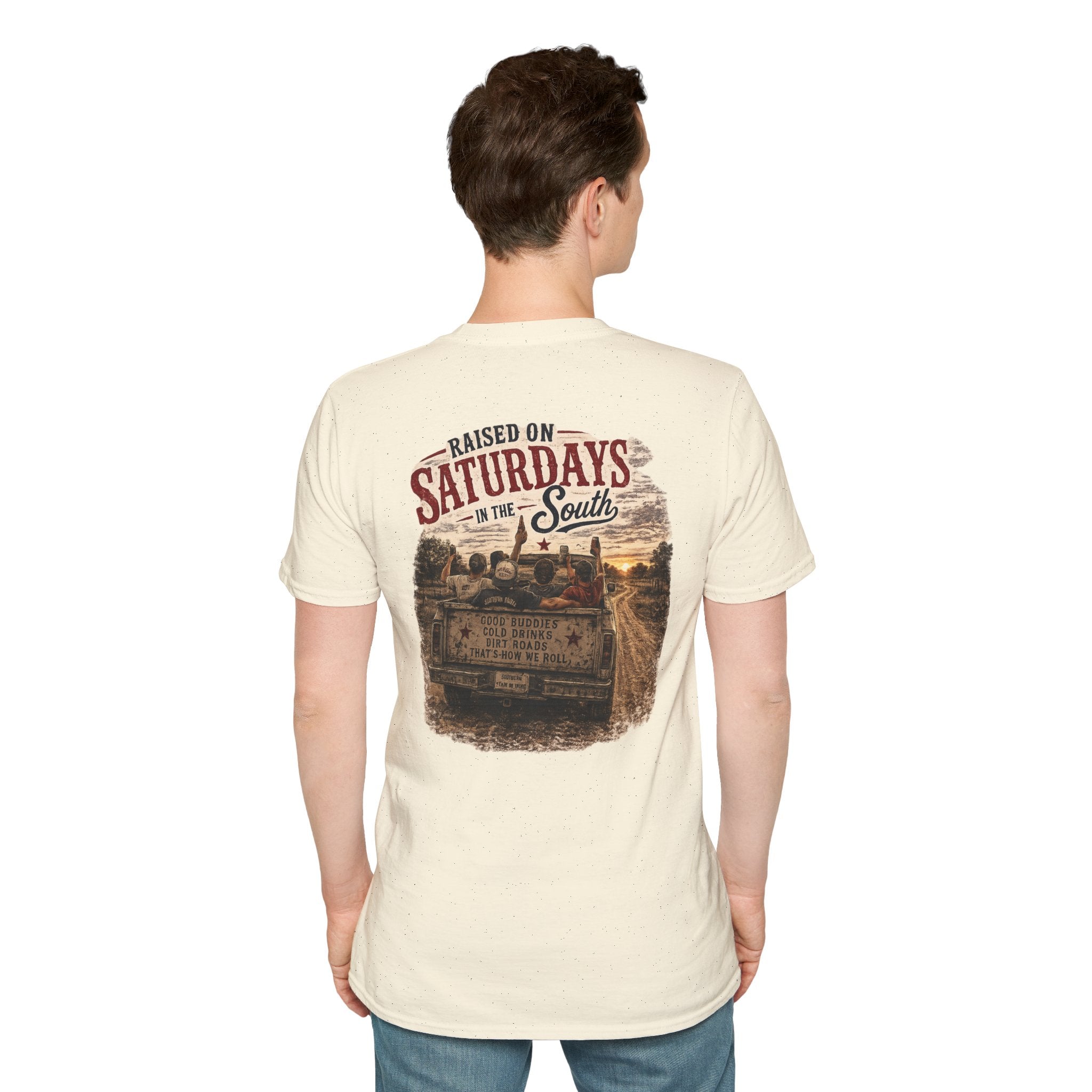 Raised On Saturdays In The South Vintage T-Shirt - Good Riding Buddies