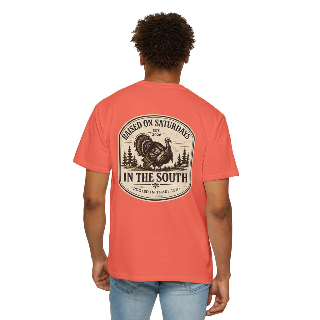 Raised On Saturdays In The South Southern Turkey Hunting T-Shirt