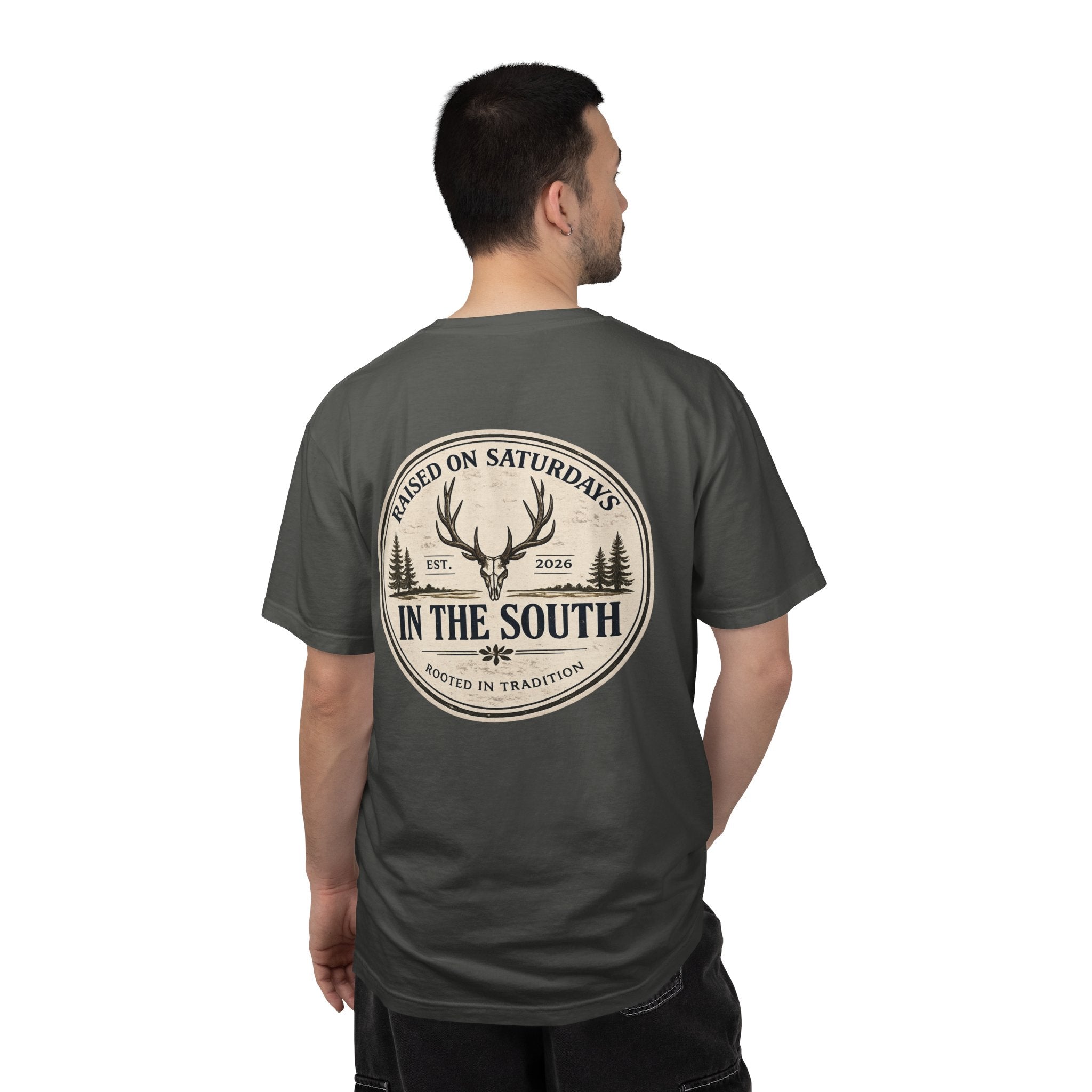 Raised On Saturdays In The South Classic T-Shirt — Deer Season