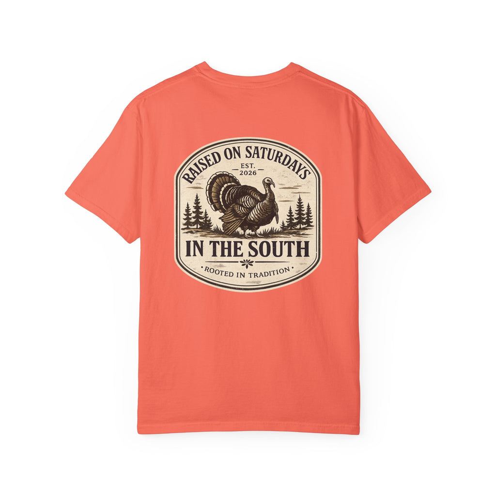 Raised On Saturdays In The South Southern Turkey Hunting T-Shirt
