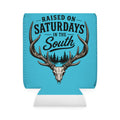 Raised On Saturdays In The South Can Cooler Sleeve-The Spread Runs Deep In The Woods-(blue)