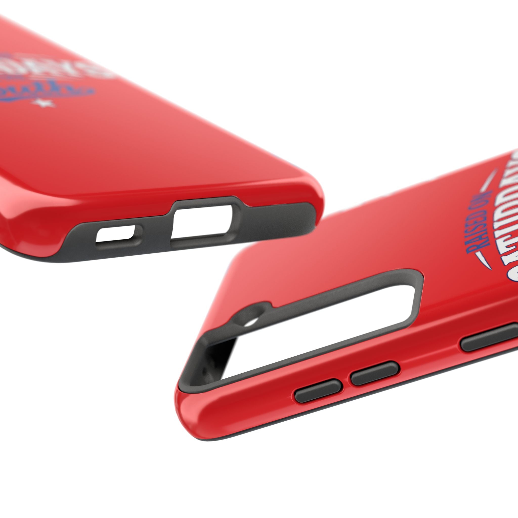 Raised On Saturdays In The South Phone Case-(red)