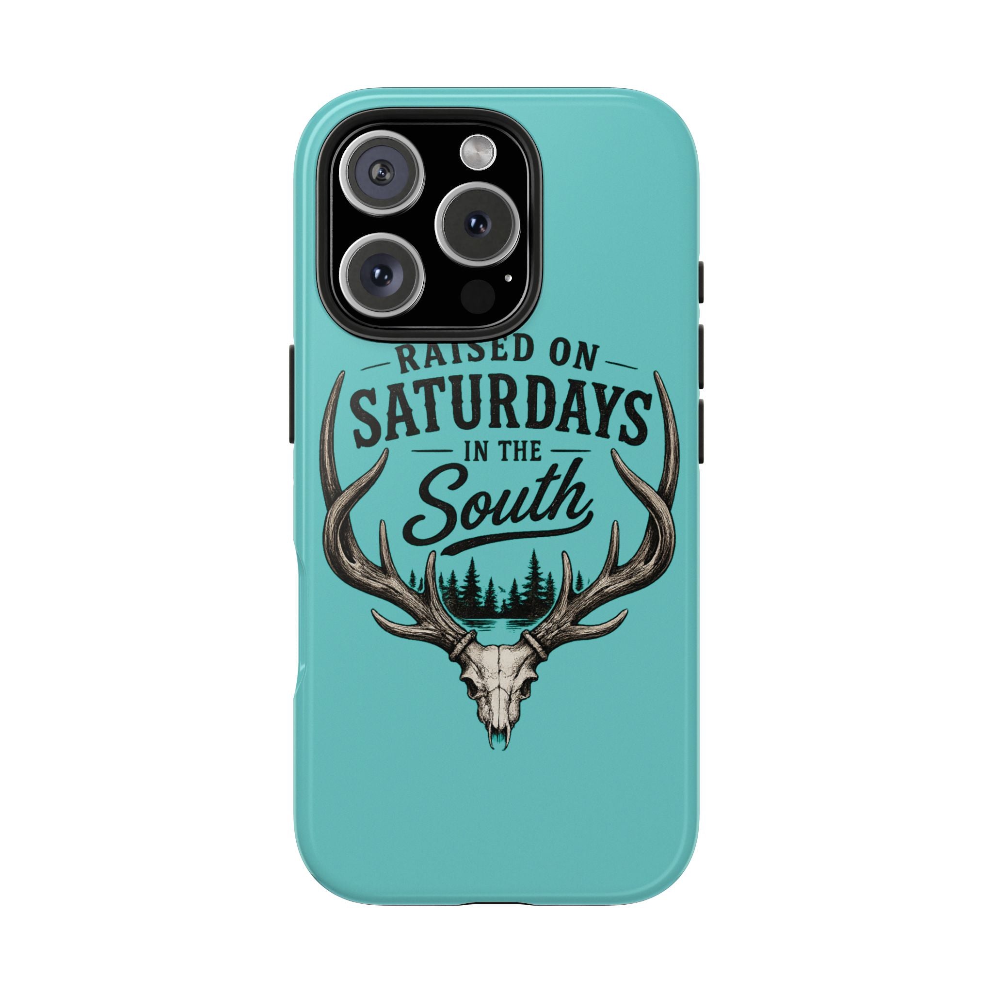 The Spreads Runs Deep In The Woods Phone Case-(blue)
