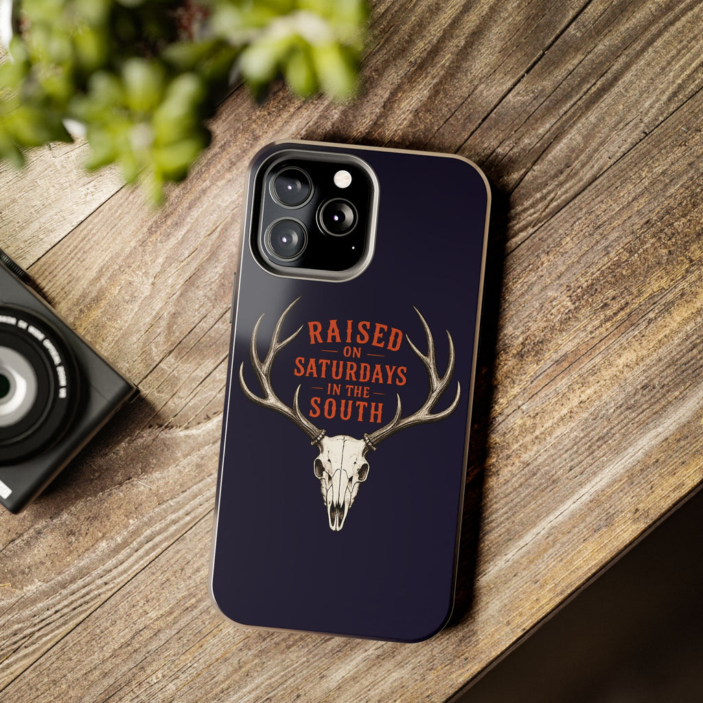 The Spreads Runs Deep In The Woods Phone Case-(blue)