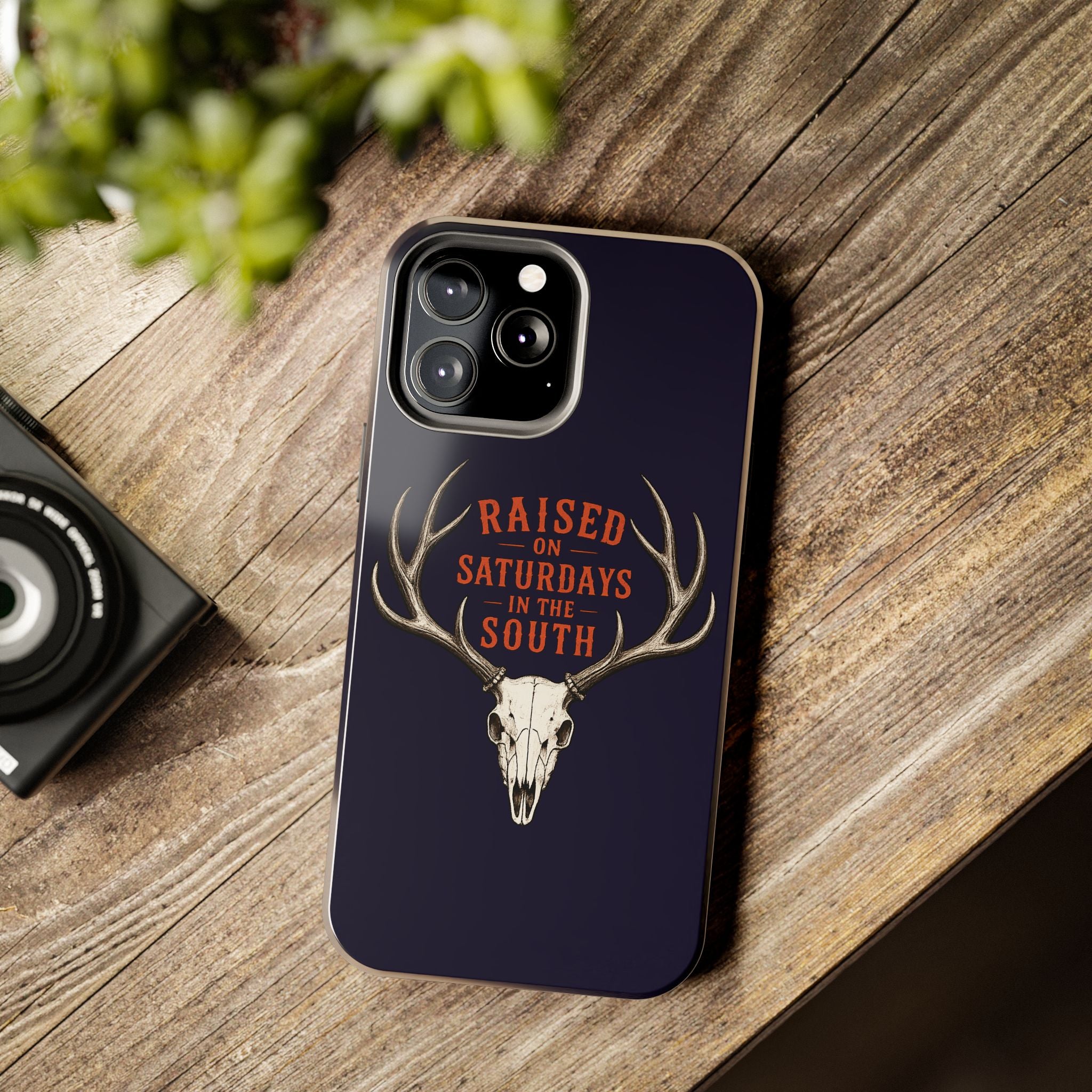 The Spreads Runs Deep In The Woods Phone Case-(blue)