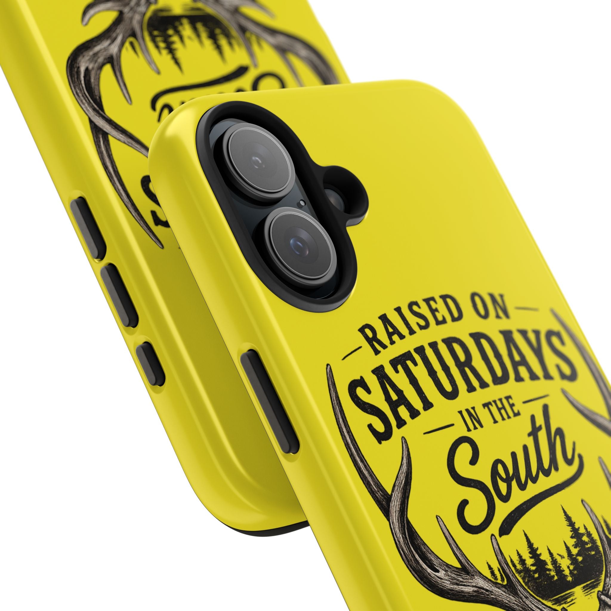 Raised On Saturdays In The South Phone Case-Spread Runs Deep In The Woods-(yellow)
