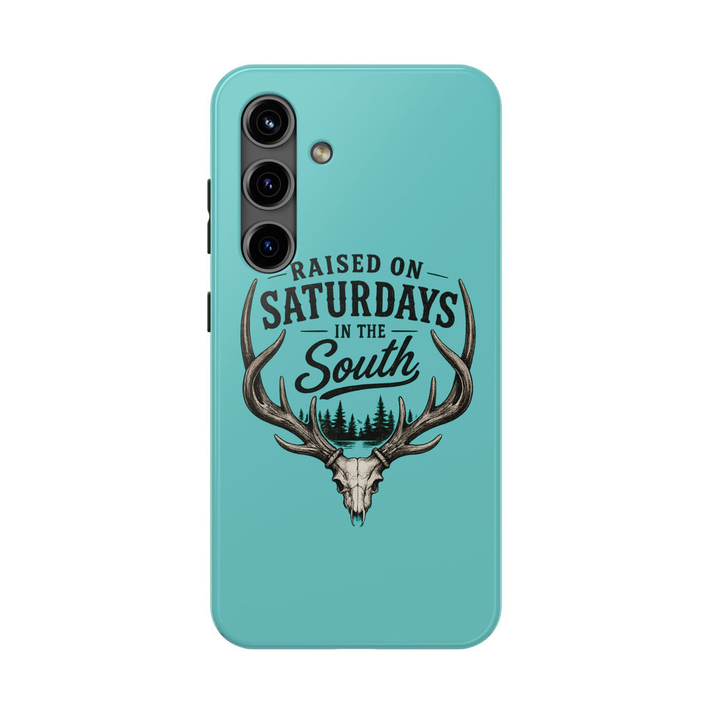 The Spreads Runs Deep In The Woods Phone Case-(blue)
