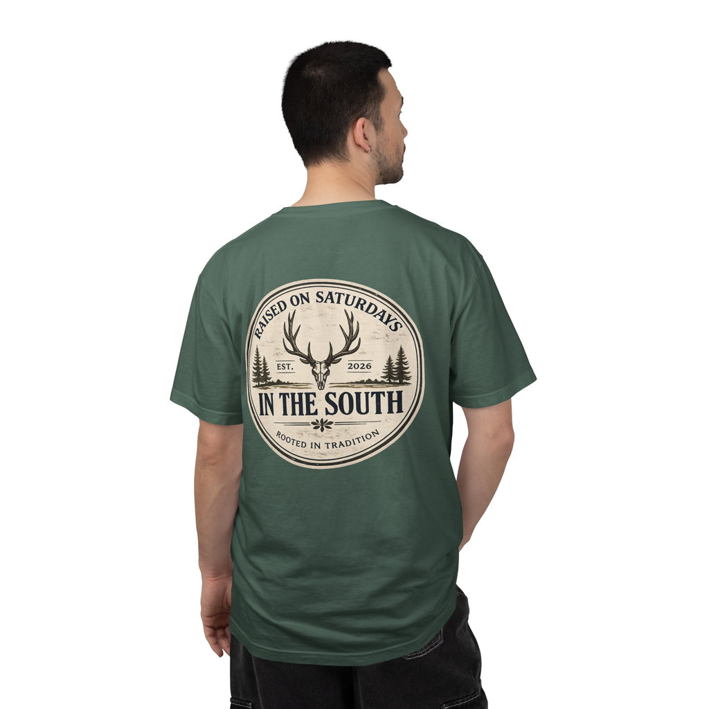 Raised On Saturdays In The South Classic T-Shirt — Deer Season