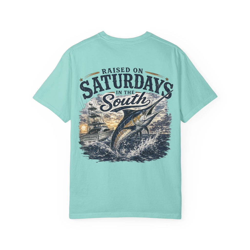 Raised On Saturdays In The South T-Shirt-Deep Sea Saturdays