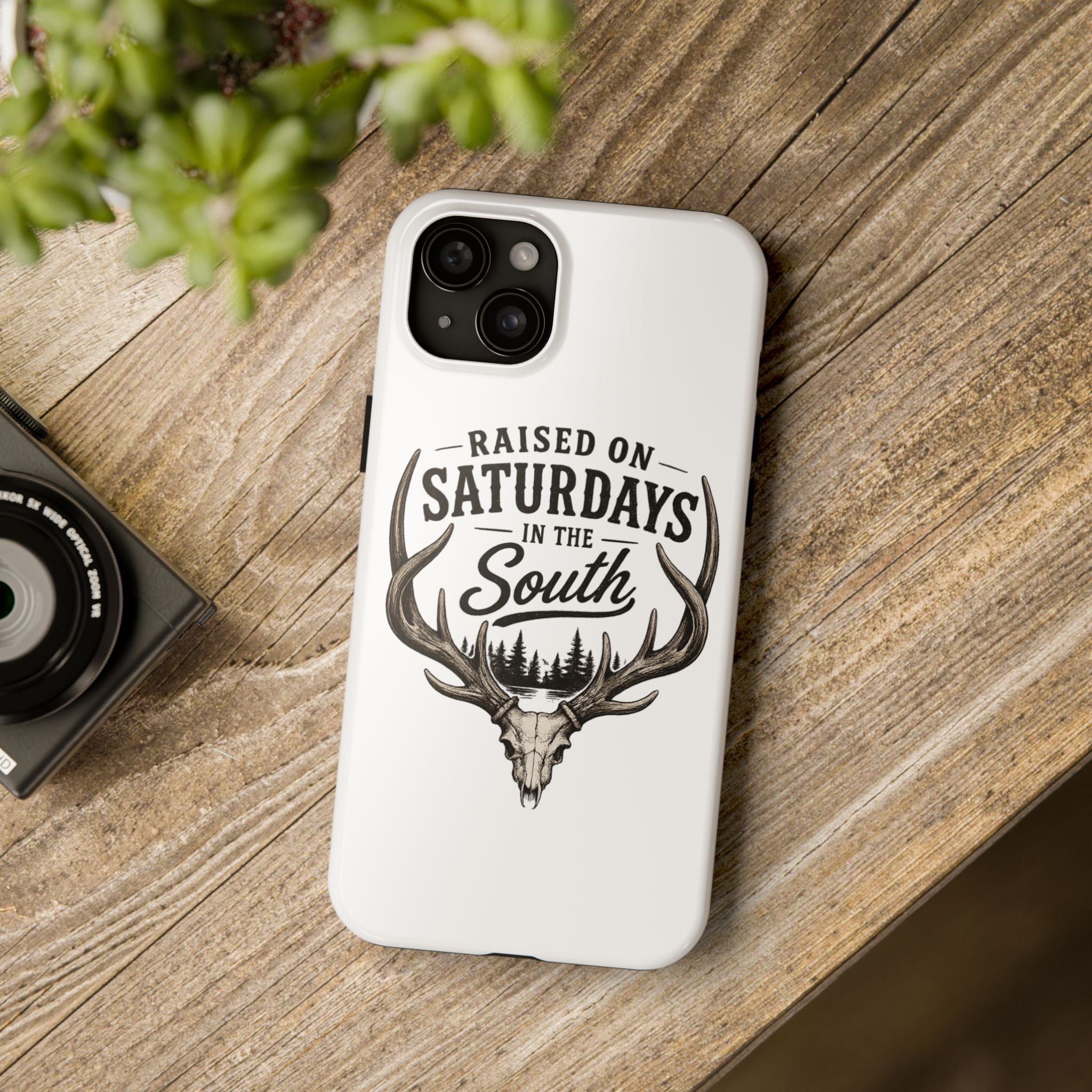 The Spreads Runs Deep In The Woods Phone Case-(white)